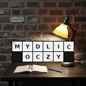 Hasło krzyżówkowe nie mówić komuś całej prawdy zasłaniać ją czymś co jest łatwiejsze do przyjęcia przez drugą osobę - mydlić oczy – rozwiązanie, synonimy, podpowiedzi i definicje krzyżówkowe